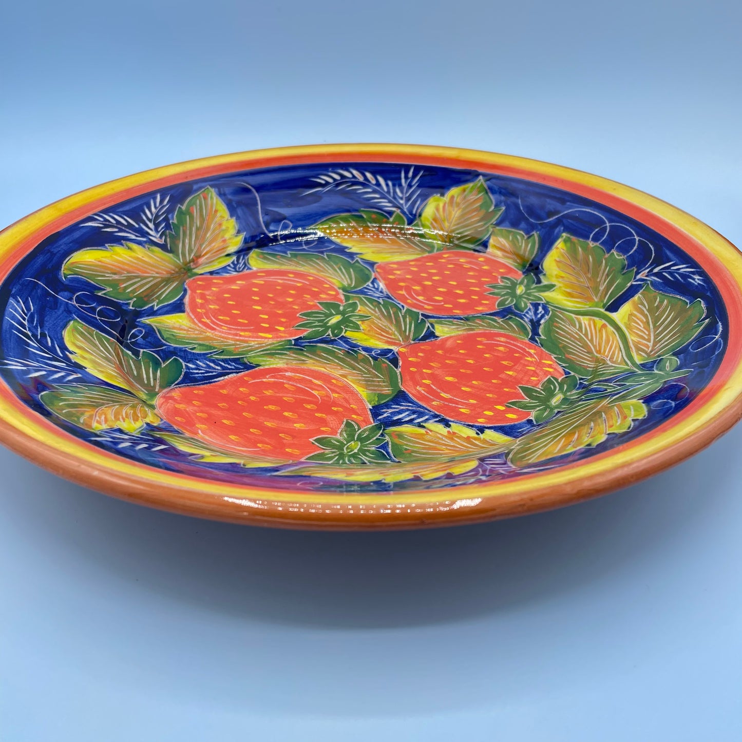 Strawberry Plate/ Shallow Bowl