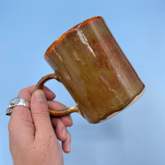 Brown Drip Glaze Mug