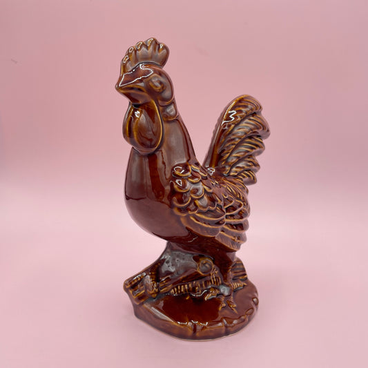 Dartmouth Pottery Brown Ceramic Cockerel