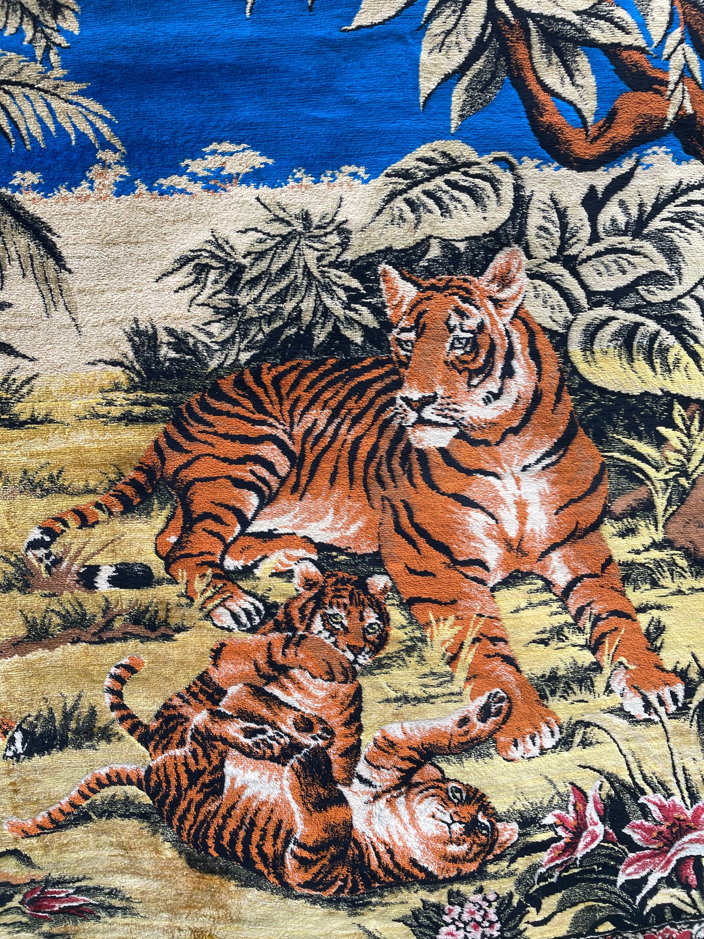 Tiger Wall Rug/ Tapestry