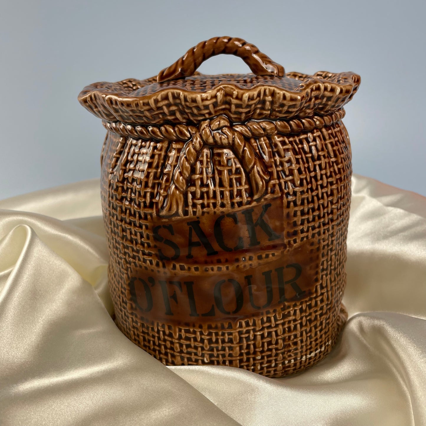 Sack Of Flour Jar Brown