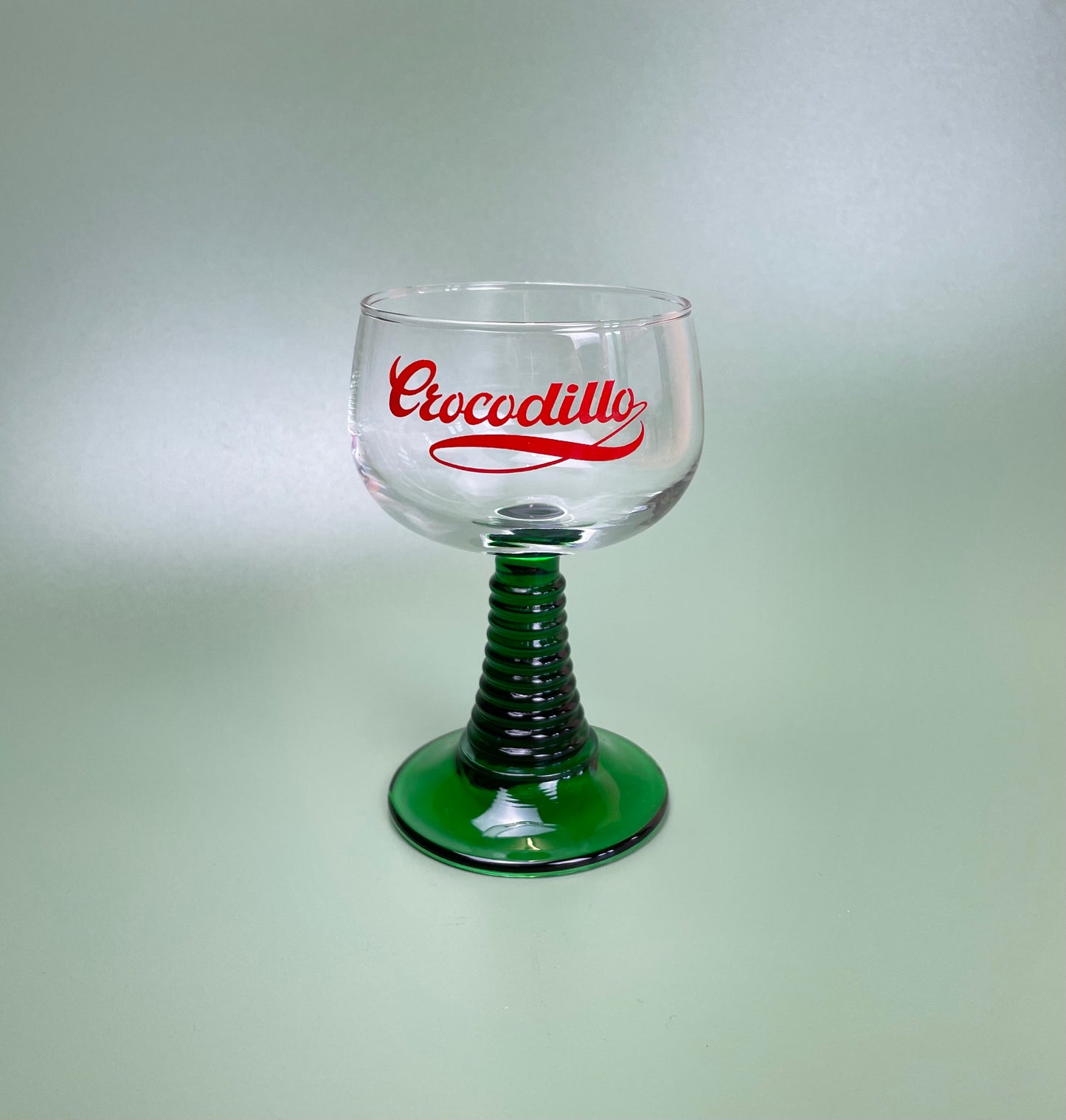 Crocodillo Beehive Green Stem Glasses x 4