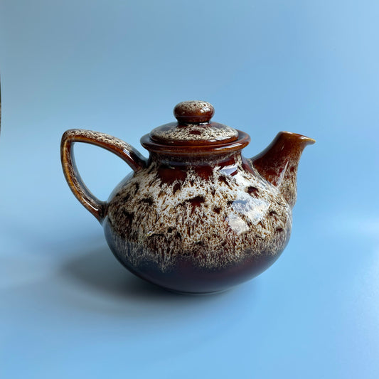 Foster's Pottery Brown Glazed Tea Pot Medium