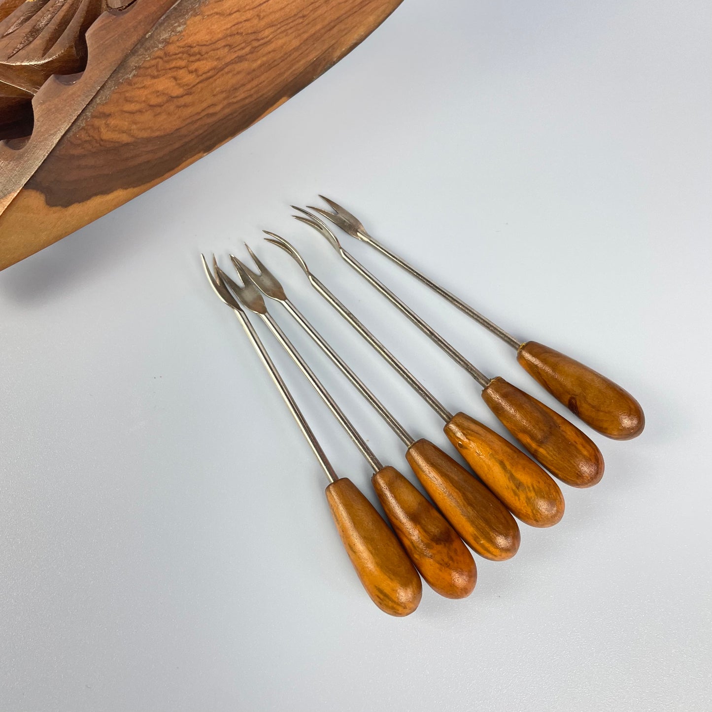 Wooden Fish Cocktail Sticks x 6