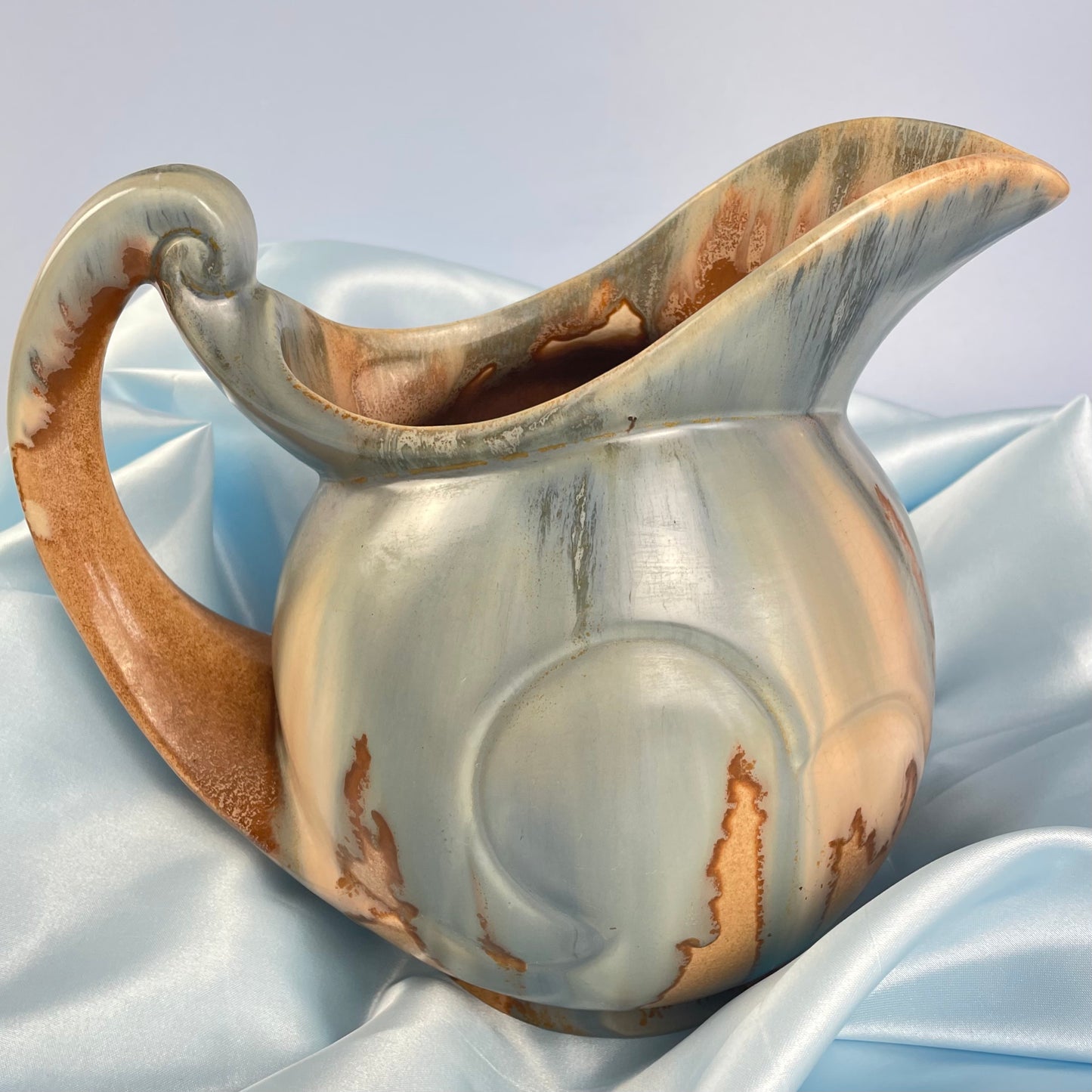 Galleon Glazed Ceramic Jug