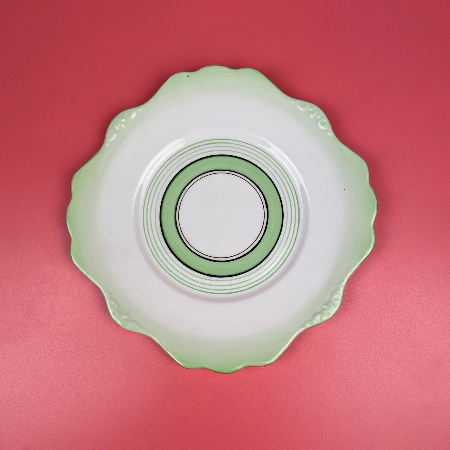 Royal Stafford Art Deco Green Plate