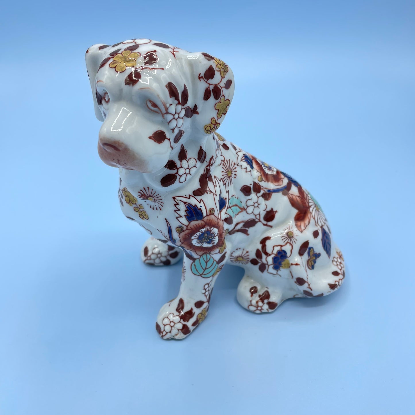 YaYou Zhen Cang Chinese Porcelain Imari Hound Dog