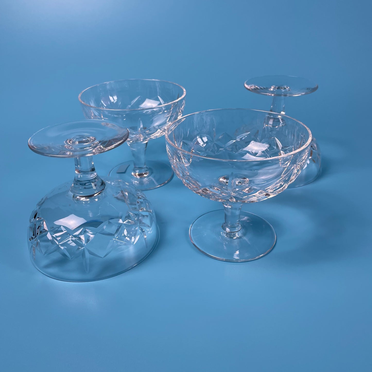 Crystal Champagne Coupe Glasses