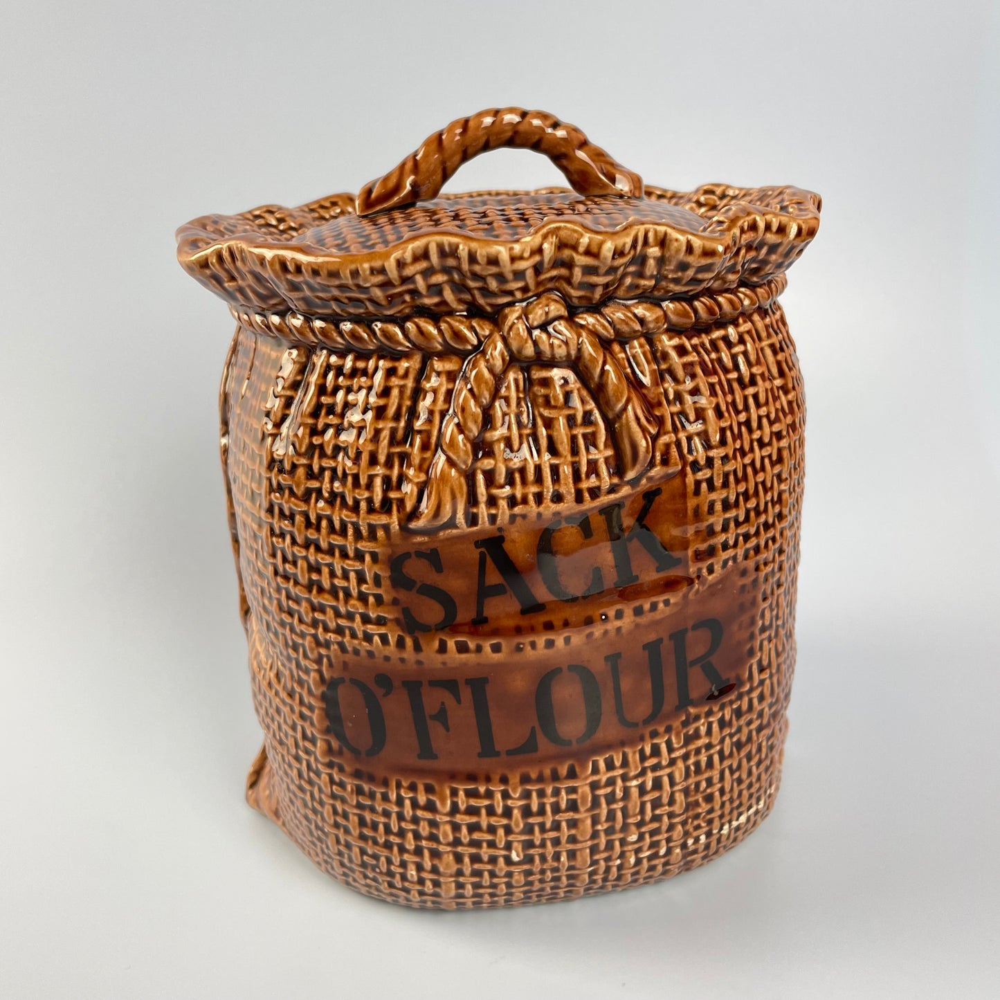 Sack Of Flour Jar Brown