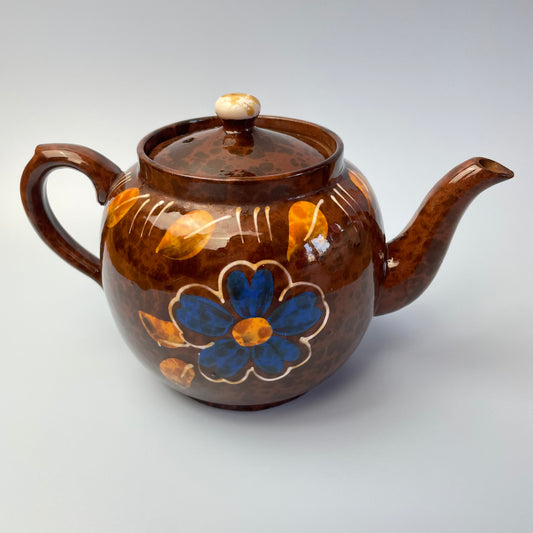 Brown Betty Floral Tea Pot