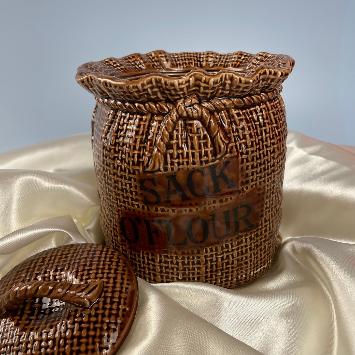 Sack Of Flour Jar Brown