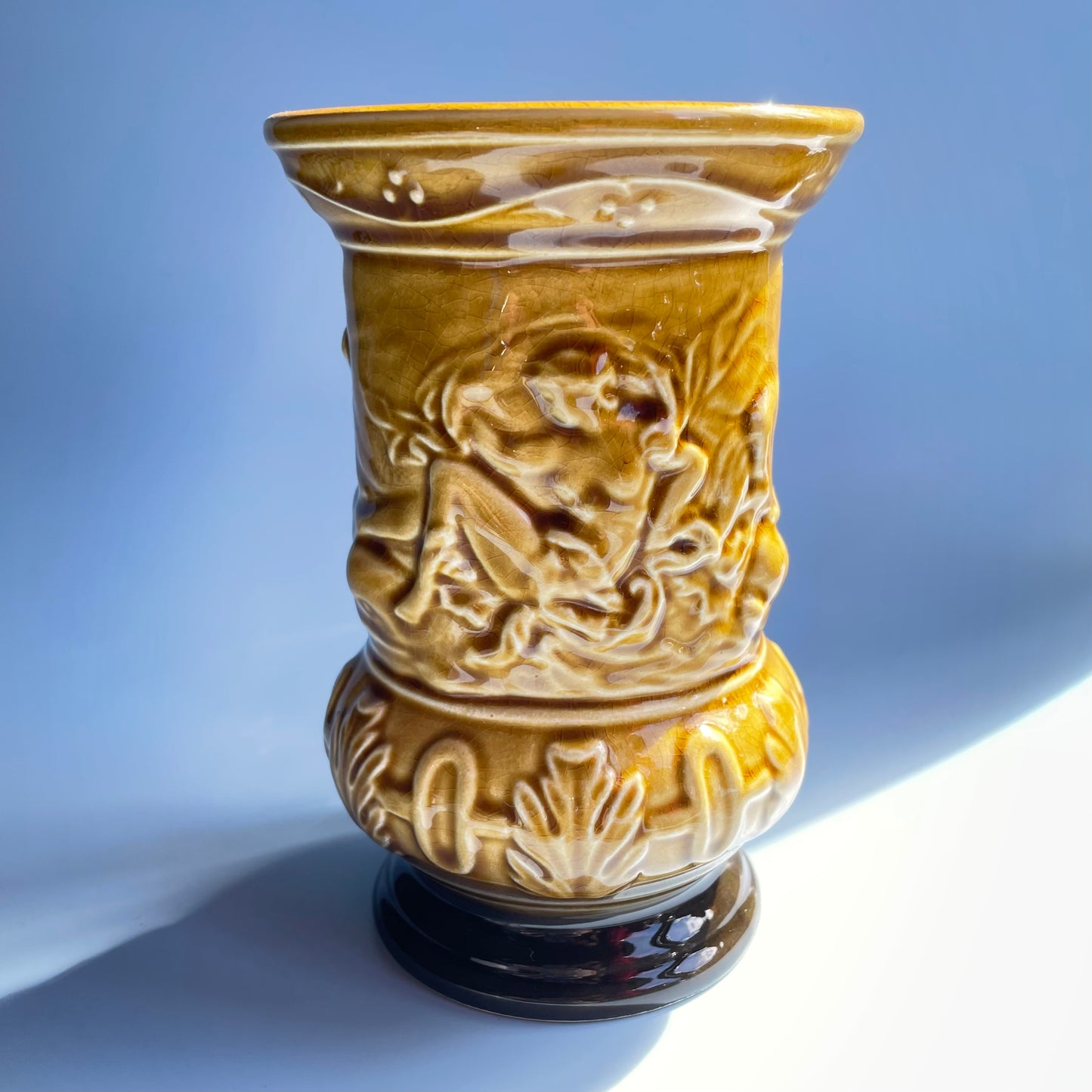 Sylvac Rhapsody Vase Small Golden Yellow