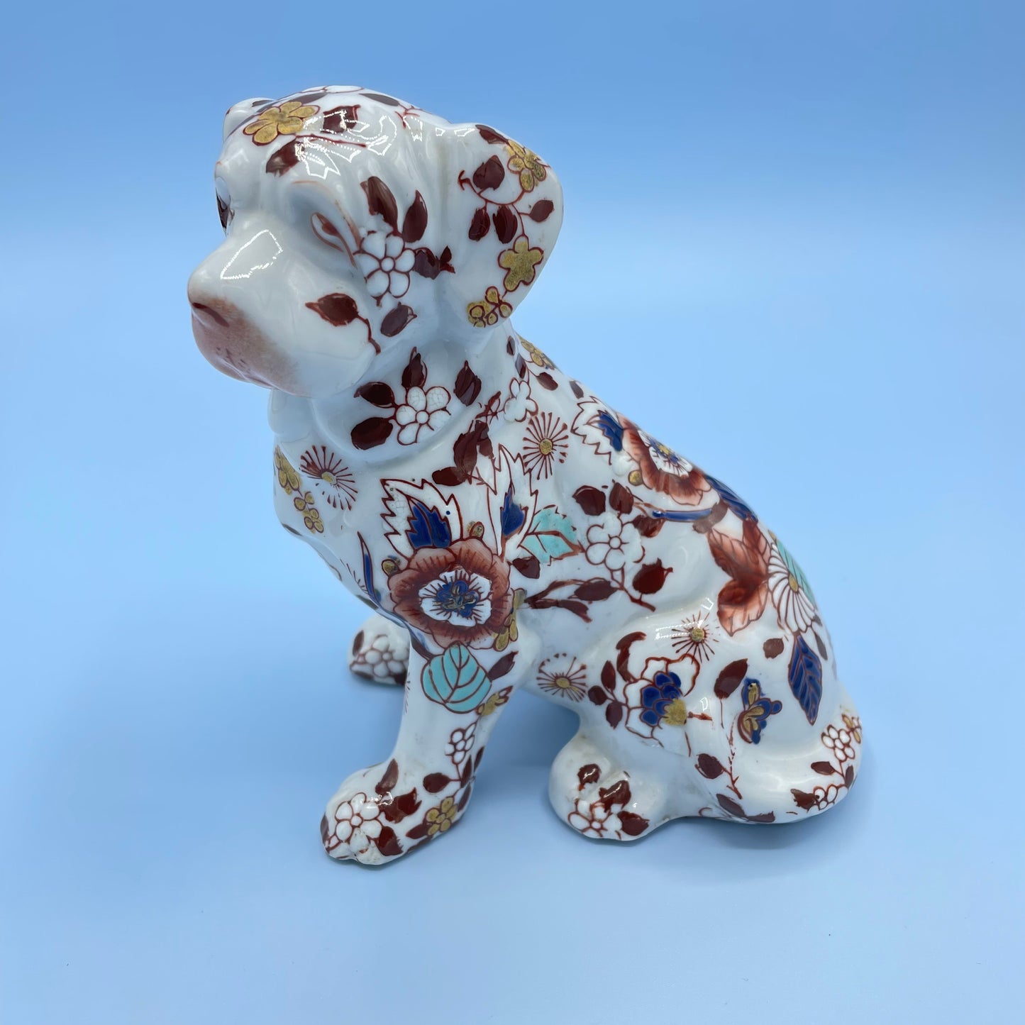 YaYou Zhen Cang Chinese Porcelain Imari Hound Dog