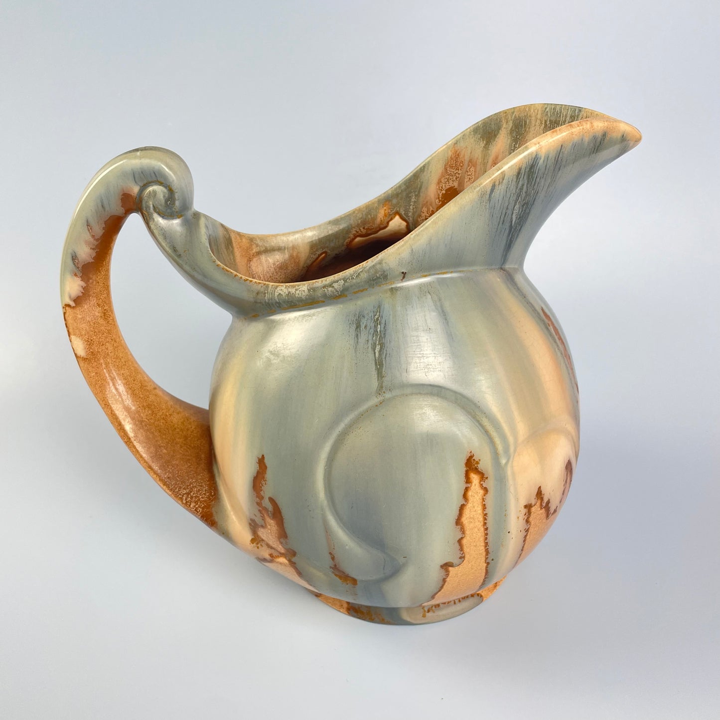 Galleon Glazed Ceramic Jug