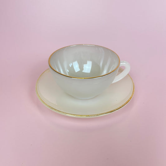 Arcopal Harlequin Tea Cup White (Single)