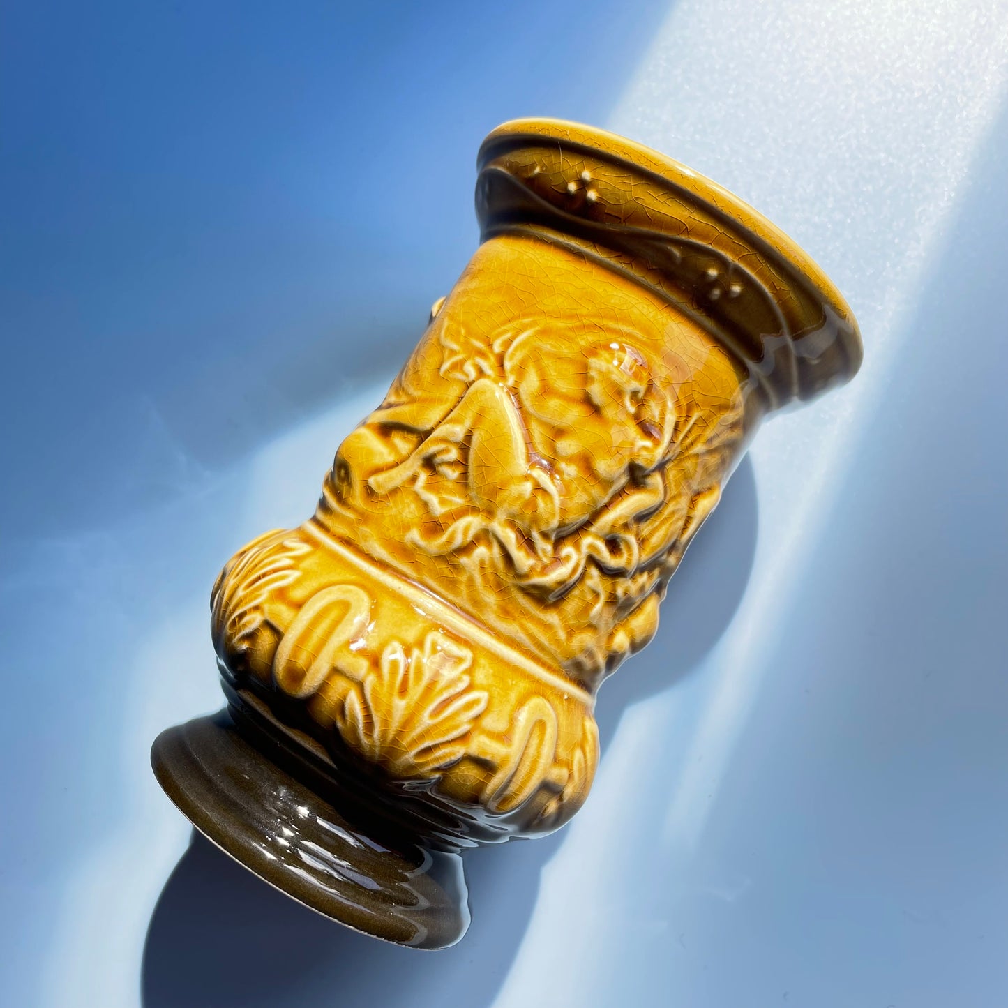 Sylvac Rhapsody Vase Small Golden Yellow