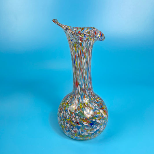 Spatter Style Carafe Vase