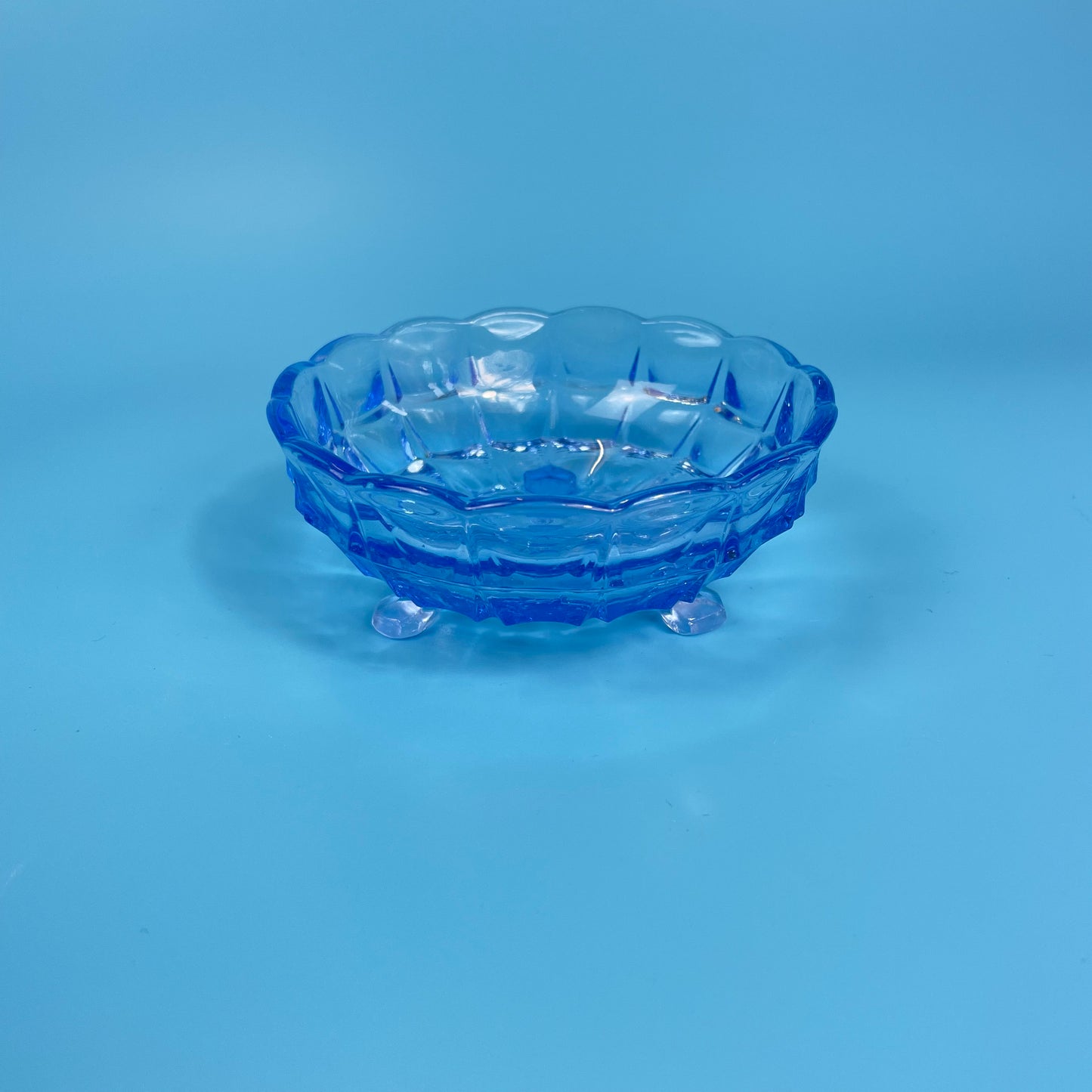 Small Blue Glass Bowl