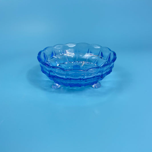 Small Blue Glass Bowl